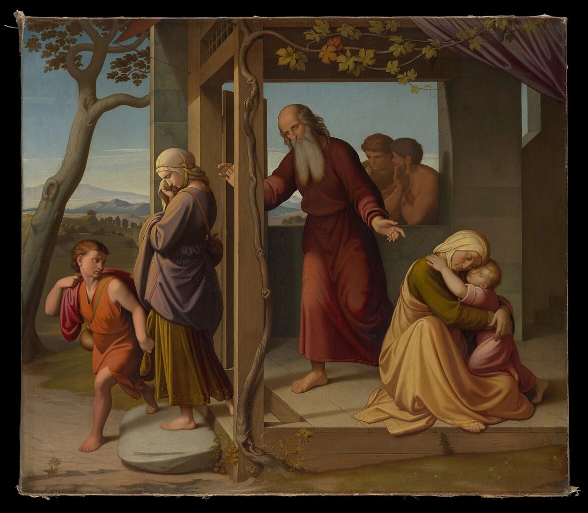 Friedrich Overbeck - L'esilio di Agar, Metropolitan Museum of Art, New York